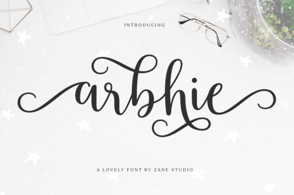 Arbhie: The Flowing Handwritten Font for Modern Creatives
