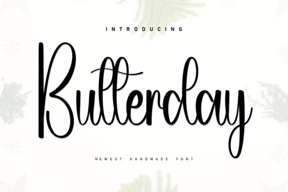 Butterday: A Sweet Handwritten Font for Cozy Design Projects
