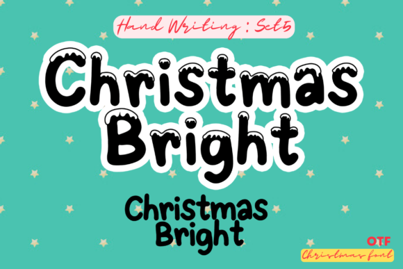 Christmas Bright 5: A Font for Festive Creativity