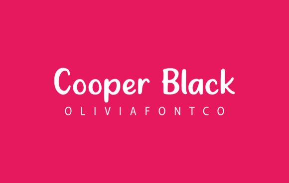 Cooper Black: The Handwritten Serif with a Romantic Edge