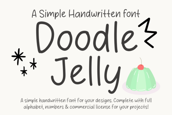 Doodle Jelly: A Handwritten Font for Joyful Brands