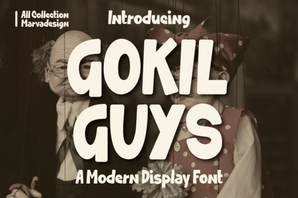 Gokil Guys: The Bold Display Font for Modern Creators