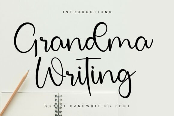 Grandma Writing: A Festive Typeface for Holiday Designs