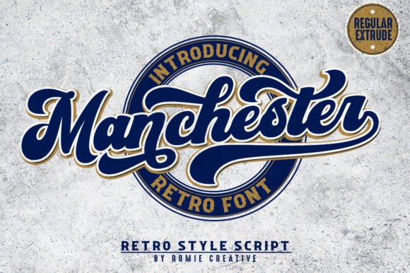 Manchester: A Bold Vintage Typeface for Modern Projects