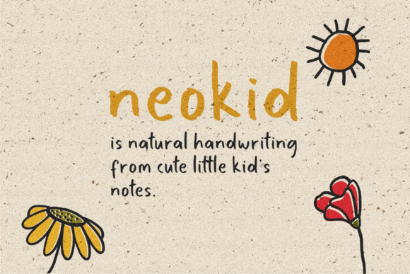 Neokid Handwriting Font: Capturing Childhood Charm in Your Designs