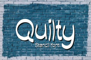 Quilty: The Stencil Font That Brings Casual Charm to Design