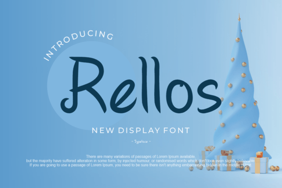 Rellos: A Handwritten Font That Feels Like a Friend
