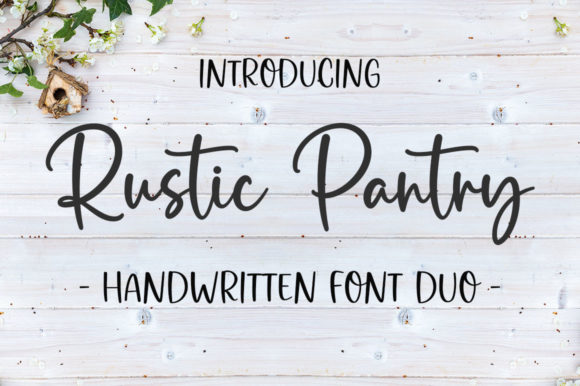 Rustic Pantry: A Handwritten Font for Elegant Branding