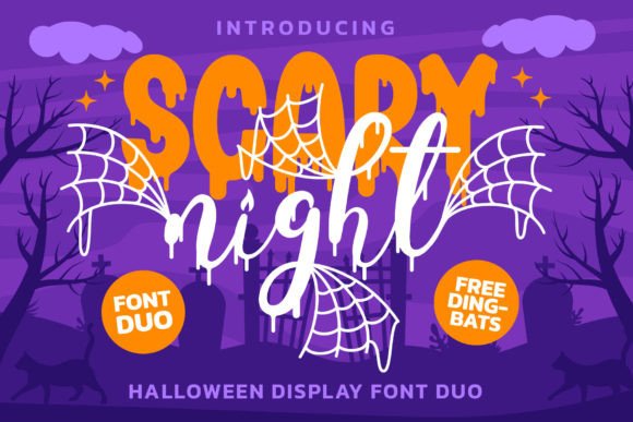 Scary Night Duo: Your New Secret Weapon for Halloween Design