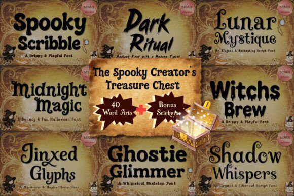 Spooky Creator Treasure Chest Bundle: Your Halloween Design Toolkit