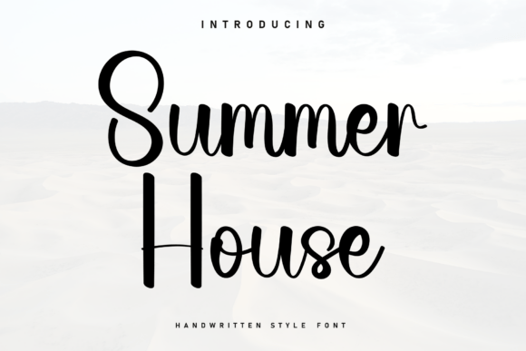 Summer House: The Handwritten Font with Heartfelt Charm