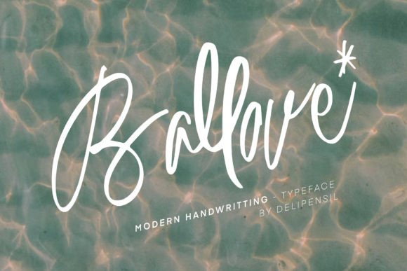 Why Ballove Is the Handwritten Font Your Brand Might Be Missing